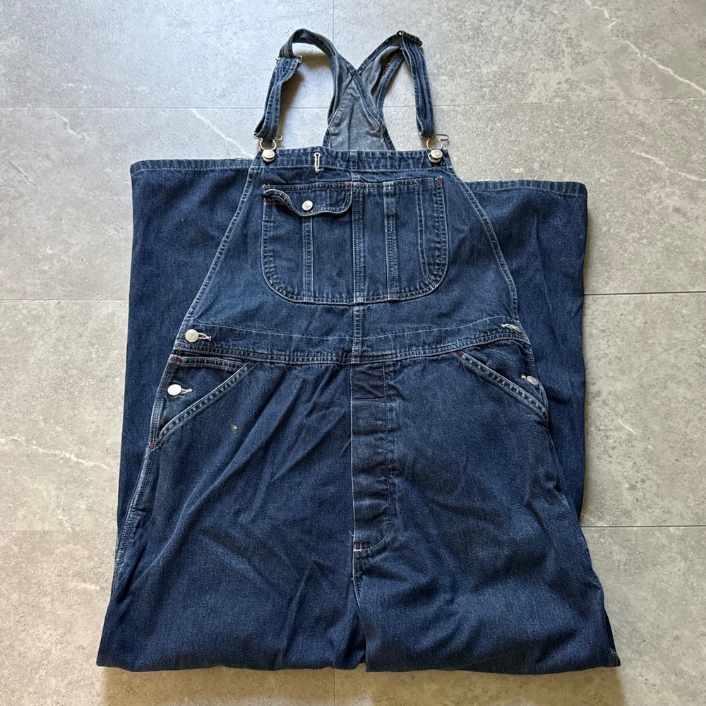 Vintage Y2K Polo Jeans Co Ralph Lauren Denim Overalls Size L